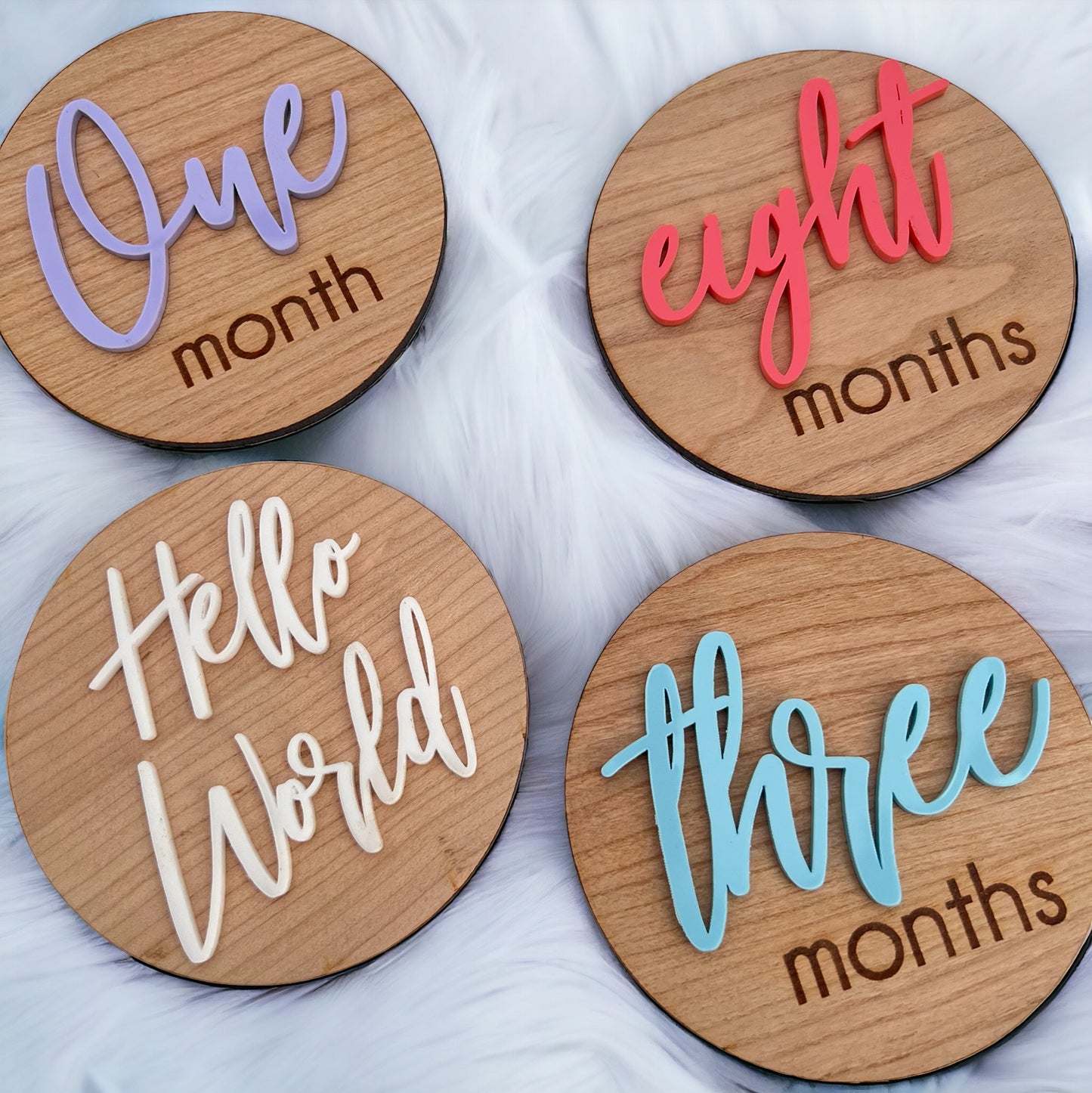 13 Baby Milestone Disc Set