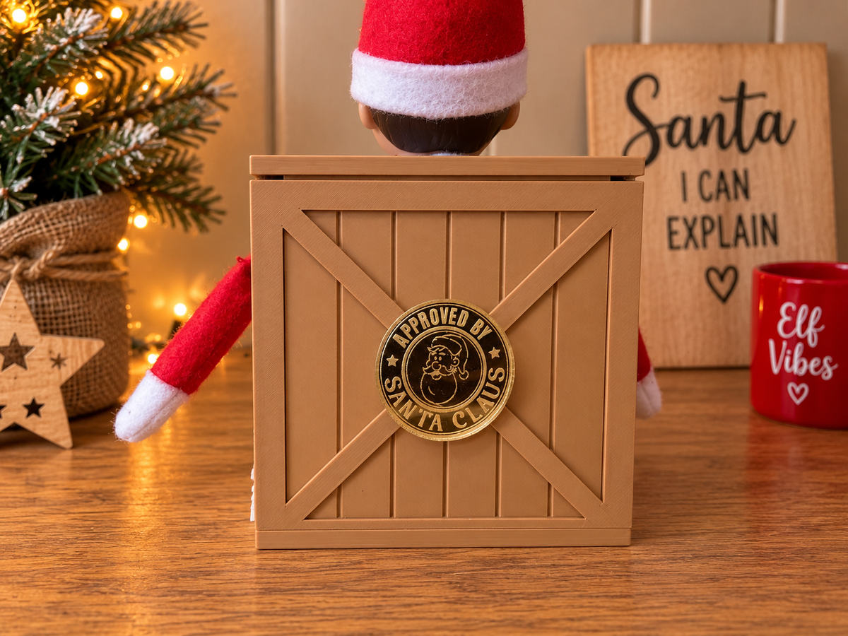 3D Printed Elf Arrival Crate