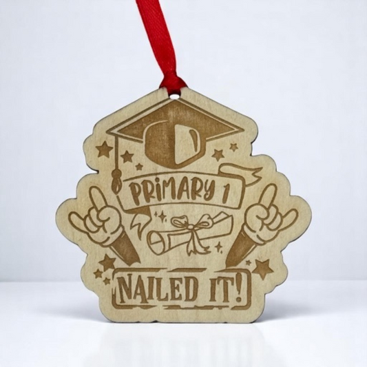 End of School Hanging Ornament - Custom Graduation Gift