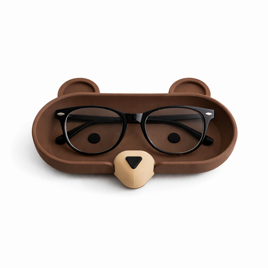Cute Bear Glasses Tray - 3D Printed Eyeglasses Holder