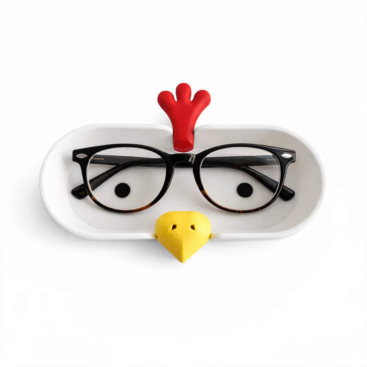 Cute Chicken Glasses Tray - 3D Printed Eyeglasses Holder
