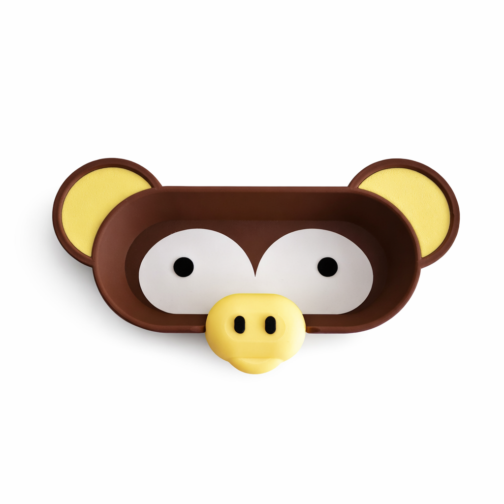 Cute Monkey Glasses Tray - 3D Printed Eyeglasses Holder