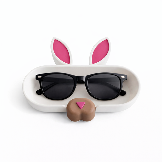 Cute Rabbit Glasses Tray - 3D Printed Eyeglasses Holder