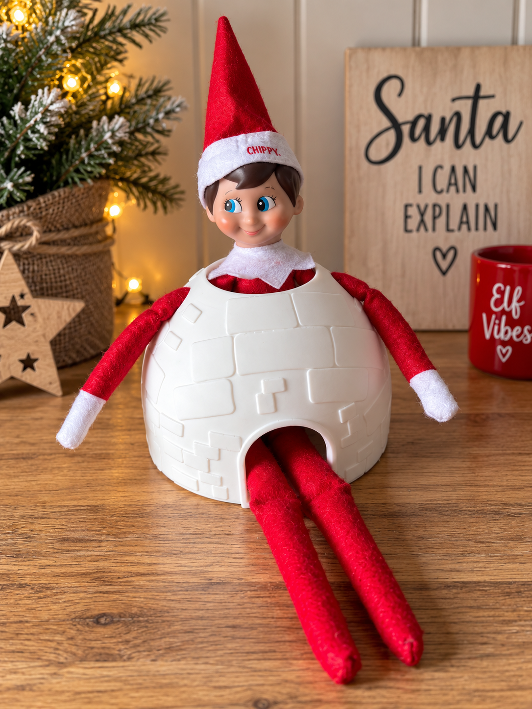 3D Printed Christmas Elf Igloo Prop