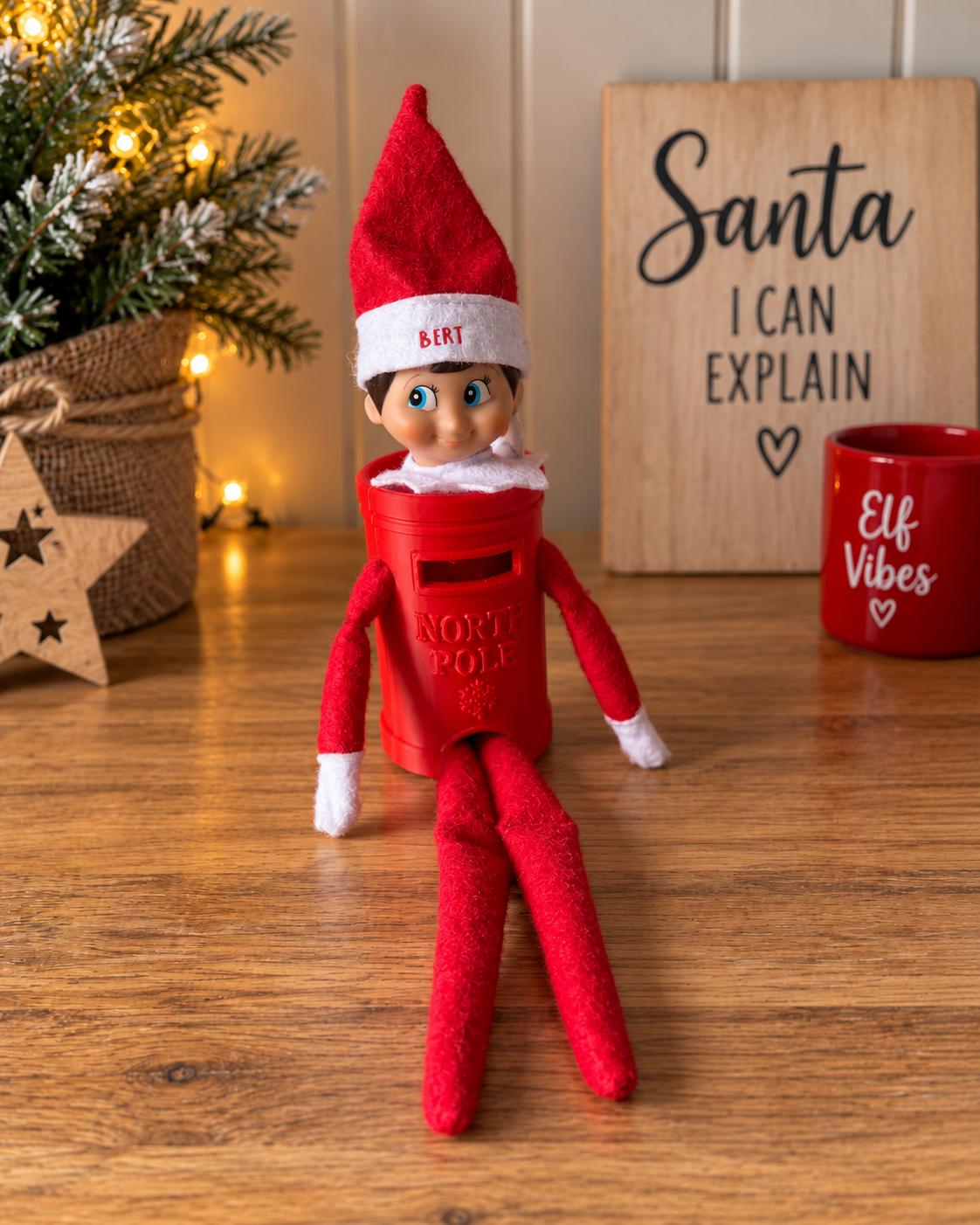 3D Printed Christmas Elf Postbox Prop