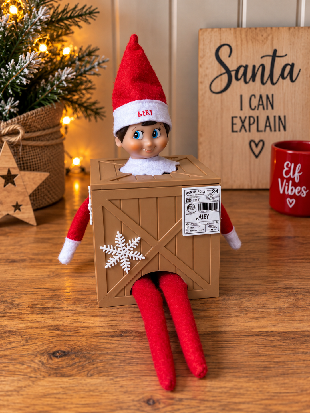 3D Printed Elf Arrival Crate