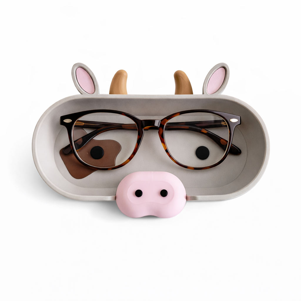 Cute Cow Glasses Tray - 3D Printed Eyeglasses Holder