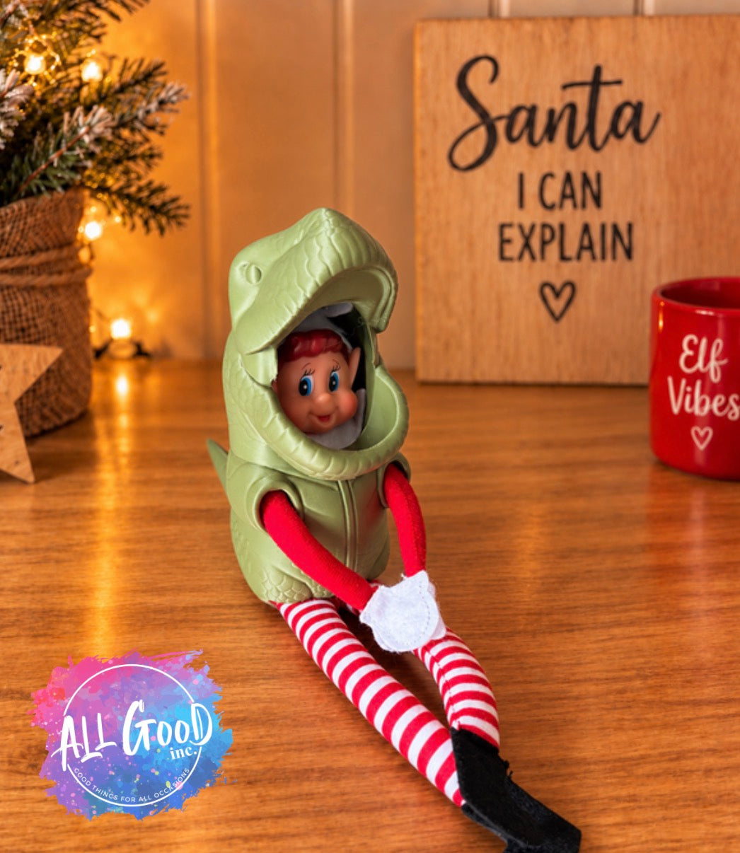 3D Printed Elf Dinosaur Costume