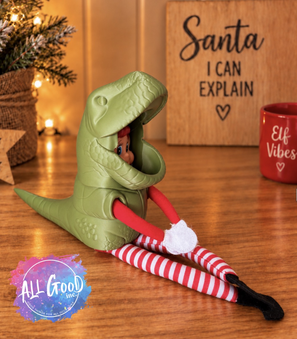 3D Printed Elf Dinosaur Costume
