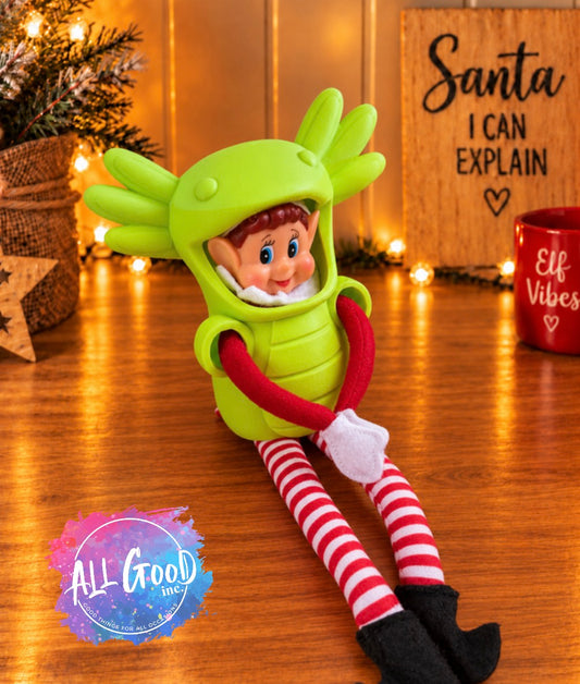 3D Printed Elf Axolotl Costume
